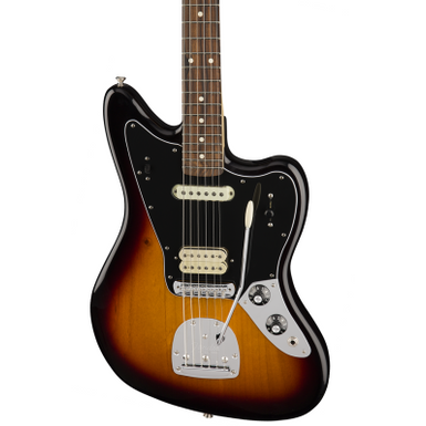 image of Fender Player Jaguar Electric Guitar. Pau Ferro FB, 3 Color Sunburst with sku:fen-146303500-guitarfactory