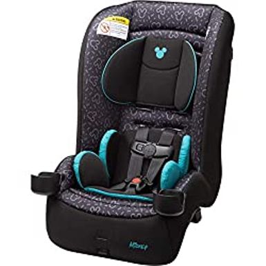 image of Disney Baby Jive 2 in 1 Convertible Car Seat,Rear-Facing 5-40 pounds and Forward-Facing 22-65 pounds, Mickey Teal with sku:b08jx2z4tc-dor-amz