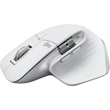 image of Logitech - MX Master 3S for Mac Bluetooth Laser Mouse with Ultrafast Scrolling - Pale Gray with sku:bb22027032-6516288-bestbuy-logitech