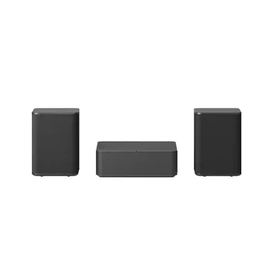image of LG - 140W Wireless Rear Channel Speakers (Pair) - Black with sku:spq8s-electronicexpress