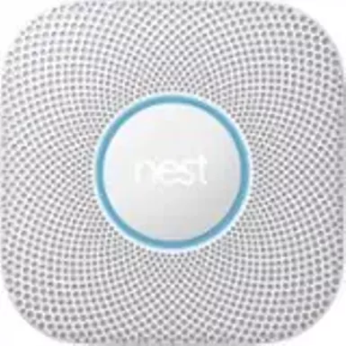 Google - Nest Protect 2nd Generation (Battery) Smart Smoke/Carbon Monoxide Alarm - White