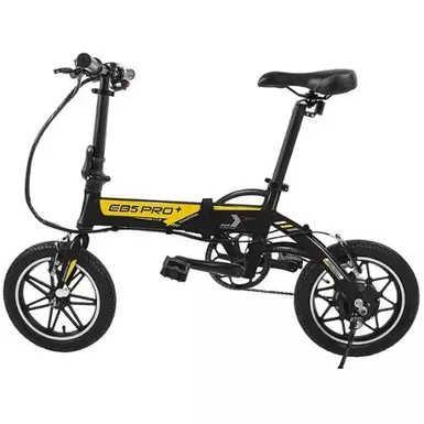 image of Swagtron - EB-5 Plus Electric Bike w/ 16-mile Max Operating Range & 15 mph Max Speed - Black with sku:bb22062430-6529573-bestbuy-swagtron