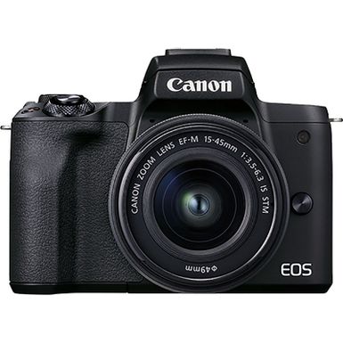 image of Canon - EOS M50 Mark II Mirrorless Camera with EF-M 15-45mm f/3.5-6.3 IS STM Zoom Lens - Black with sku:icam50m2bk1-adorama
