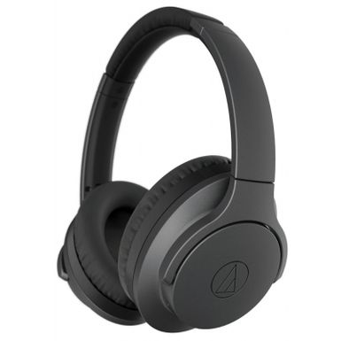 Audio-Technica ATH-ANC700BT QuietPoint Wireless Active Noise-Cancelling Over-Ear Headphones with Mic, Black