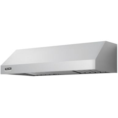 image of Viking 5 Series 36" Stainless Steel Wall Hood + Ventilator with sku:vwh3610ss-vwh3610ss-abt