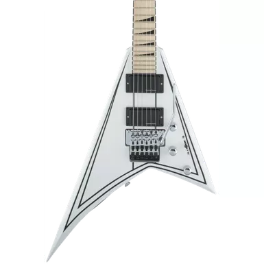 image of Jackson X Series Rhoads RRX24M Electric Guitar. Maple FB, Snow White with Black Pinstripes with sku:jac-2916322548-guitarfactory