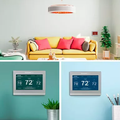 Honeywell Home - Smart Color Thermostat with Wi-Fi Connectivity - Silver