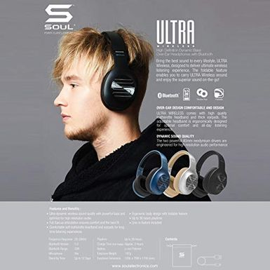 soul ultra wireless headphones