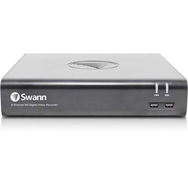 Swann DVR 4580 8-Channel Full HD 1TB DVR Security System with 4 Warning Light Cameras
