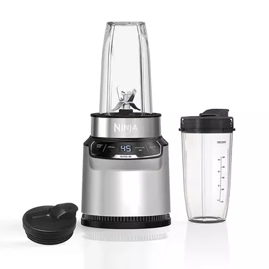 image of Ninja - Nutri-Blender Pro Personal Blender with Auto-iQ - Cloud Silver with sku:bn401-powersales