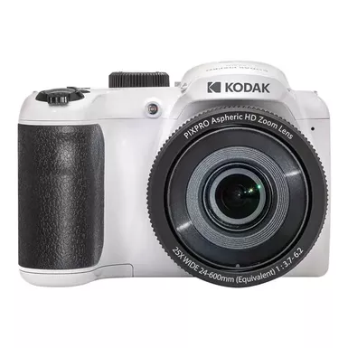 KODAK PIXPRO Astro Zoom AZ255 16MP Full HD 3" LCD Screen Digital Camera, White