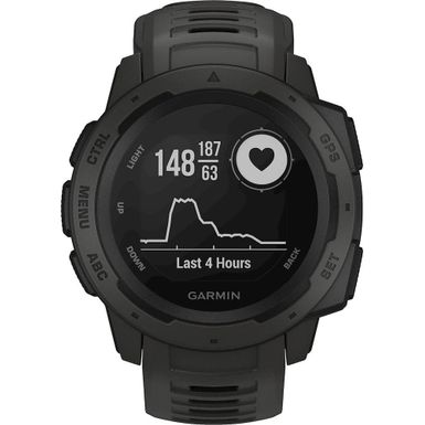 Alt View Zoom 13. Garmin - Instinct GPS Smartwatch 45mm Fiber-Reinforced Polymer - Graphite