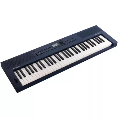 image of Roland GO:KEYS 3 61-Key Music Creation Keyboard - Midnight Blue with sku:rogokeys3mu-adorama