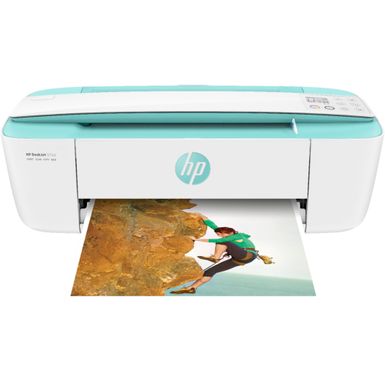 Front Zoom. HP - DeskJet 3755 Wireless All-in-One Instant Ink Ready Inkjet Printer - Seagrass