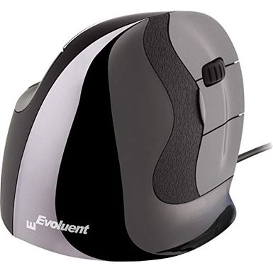 image of Evoluent VMDL VerticalMouse D Large Right-Hand Ergonomic Mouse with Wired USB Connection. The Original VerticalMouse Brand Since 2002 with sku:evlvmdl-adorama