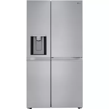 image of LG 27-Cu. Ft. Side-by-Side Door-in-Door Refrigerator with Craft Ice, Stainless Steel with sku:lrsds2706ss-abt