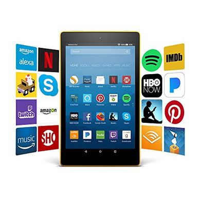 Amazon - Fire HD 8  (7th Generation) - 8" HD Display - 32GB - Canary Yellow - with Special Offers