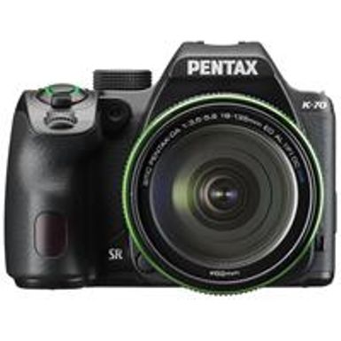 image of Pentax K-70 DSLR with SMC DA 18-135mm f/3.5-5.6 ED AL CD WR Lens, Black with sku:ipxk70k-adorama