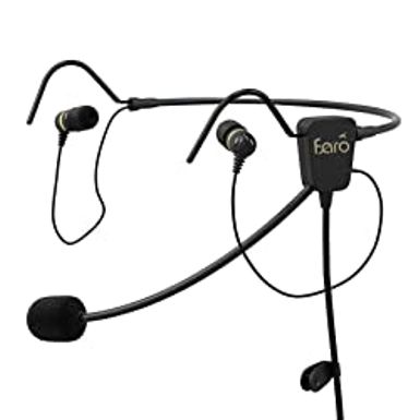 image of FARO AIR in-Ear Aviation Headset Premium Pilot Headset - Compare with ClarityAloft with sku:b01aw2g12g-amazon