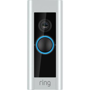 image of Ring - Video Doorbell Pro Smart Wi-Fi - Wired - Satin Nickel with sku:bb21713920-6453038-bestbuy-ring