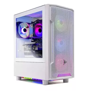 Skytech Gaming - Archangel 4 Gaming Desktop PC - AMD Ryzen 5 7600X - 32GB Memory - AMD Radeon 7600 - 1TB NVMe SSD - White