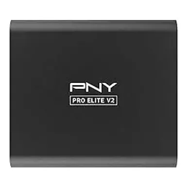 image of PNY Pro Elite V2 500GB USB 3.2 Gen 2x1 Type-C Portable Solid State Drive (SSD) - (PSD0CS2160-500-RB) with sku:b09rqb3961-amazon