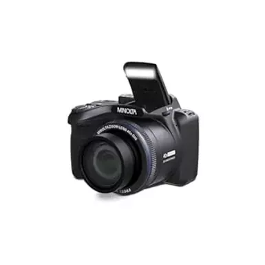 image of Minolta 20 Mega Pixels 40x Optical Zoom Digital Camera with 1080p FHD Video, Black with sku:immn40zbk-adorama