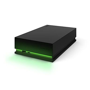 image of Seagate - 8TB Game Drive Hub Xbox Certified External USB 3.2 Gen 1 Desktop Hard Drive with Xbox Green LED Lighting with sku:b08y1q7g1z-sea-amz