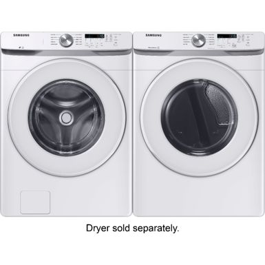 Alt View Zoom 6. Samsung - 4.5 Cu. Ft. High Efficiency Stackable Front Load Washer with Vibration Reduction Technology+ - White