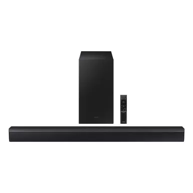 image of Samsung 2.1 Channel AudioBar with Wireless Subwoofer with sku:hw-c450za-powersales