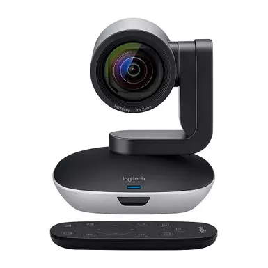 image of Logitech - PTZ Pro 2 HD 1080p Video Camera with Enhanced Pan/Tilt and Zoom - Black with sku:bb20724523-bestbuy