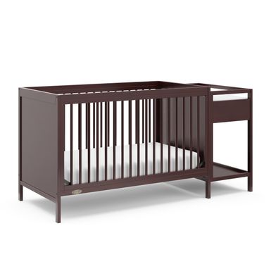 Graco Fable 4-in-1 Convertible Crib and Changer - Pebble Gray