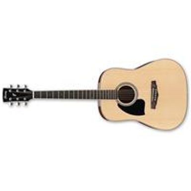 image of Ibanez Performance Series PF15L Left-Handed Acoustic Guitar, Rosewood Fretboard, Natural High Gloss with sku:ibpf15lnt-adorama