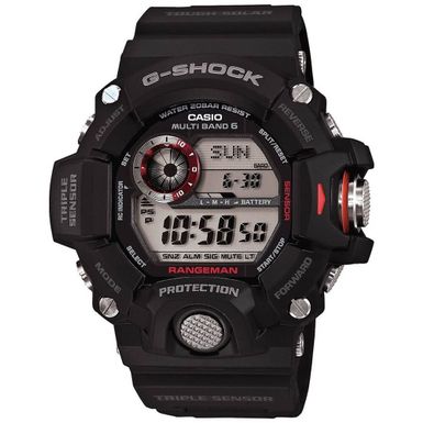 image of Casio Mens Black G-Shock Rangeman Watch with sku:gw94001-electronicexpress