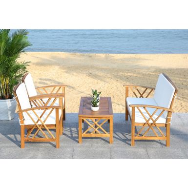 Rent to own Safavieh Outdoor Living Fontana 4 Pc Outdoor ... Rent to own Safavieh Outdoor Living Fontana 4 Pc Outdoor ... on Safavieh Fontana Patio Set id=12380