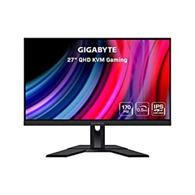 GIGABYTE - M27Q 27" LED QHD FreeSync Premium IPS Gaming Monitor with HDR (HDMI, DisplayPort, USB) - Black