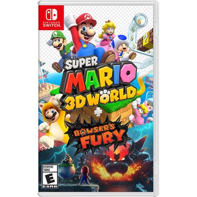 image of Super Mario 3D World + Bowser’s Fury - Nintendo Switch, Nintendo Switch Lite with sku:bb21557678-6414113-bestbuy-nintendo