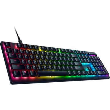 Alt View Zoom 11. Razer - DeathStalker V2 Full Size Wired Optical Linear Gaming Keyboard with Low-Profile Design - Black