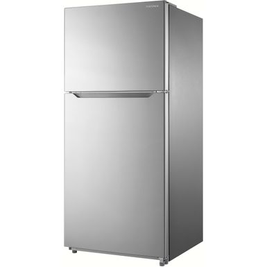 Left Zoom. Insignia™ - 18 Cu. Ft. Top-Freezer Refrigerator - Stainless steel