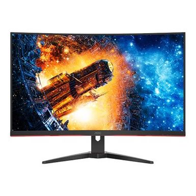 image of AOC C32G2E 31.5'' 16:9 Full HD 165Hz G Line Curved Gaming Monitor, Black & Red with sku:aocc32g2e-adorama