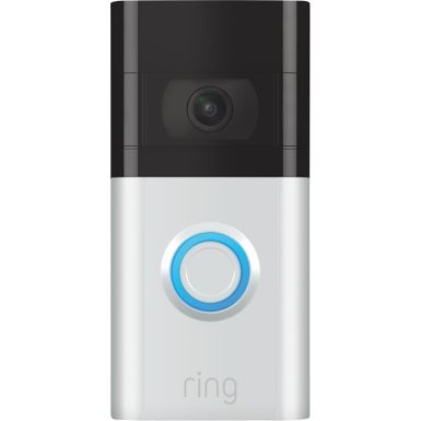 image of Ring - Video Doorbell 3 - Satin Nickel with sku:8vrslz-0en0-streamline