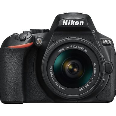 image of Nikon - D5600 DSLR Camera with AF-P DX NIKKOR 18-55mm f/3.5-5.6G VR Lens with sku:d56001855kit-1576-abt