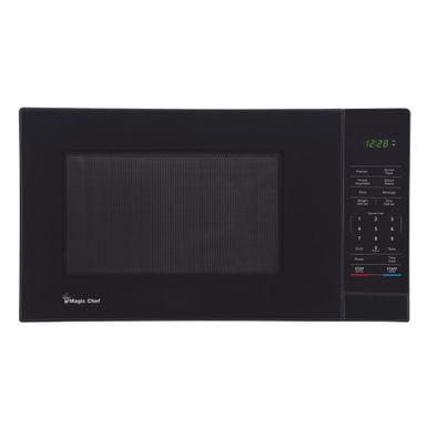 image of Magic Chef 1.1 cu. ft. Black Countertop Microwave Oven with sku:mc110mb-magicchef