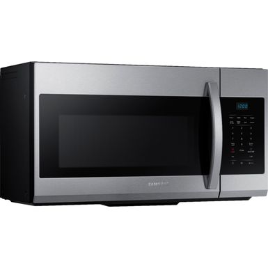 Angle Zoom. Samsung - 1.7 Cu. Ft. Over-the-Range Microwave - Stainless steel