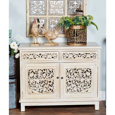 image of White Mahogany Traditional Cabinet 32 x 39 x 20 - 39 x 20 x 32 - White - 39 x 20 x 32 with sku:hi0txhvmjheirkd_mgsgpqstd8mu7mbs-uma-ovr