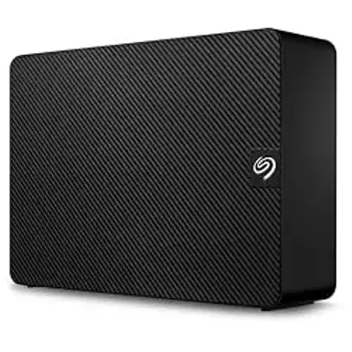 Seagate - Expansion 16TB External USB 3.0 Desktop Hard Drive with Rescue Data Recovery Services - Black