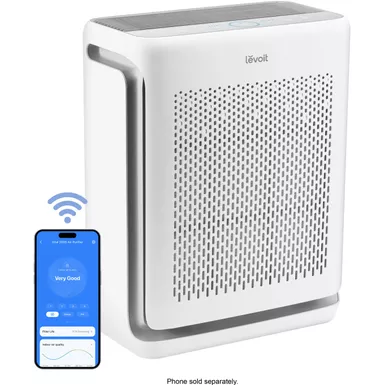 image of Levoit - Vital 200S Smart True HEPA Air Purifier with Pet Mode - White/Grey with sku:bb22094402-bestbuy