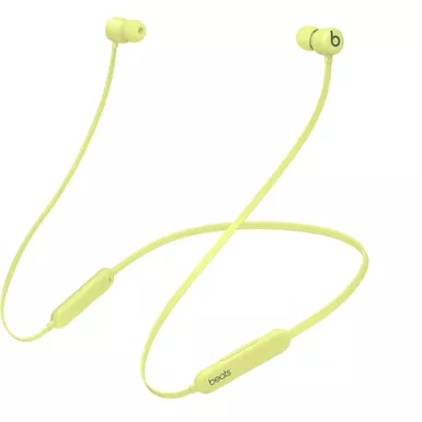 image of Beats Flex Wireless Earphones - Yuzu Yellow with sku:bb21471482-bestbuy