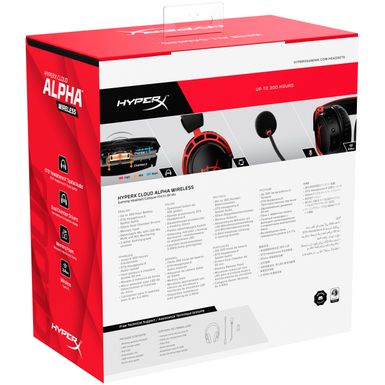 Alt View Zoom 16. HyperX - Cloud Alpha Wireless DTS Headphone:X Gaming Headset for PC, PS5, and PS4 - Black