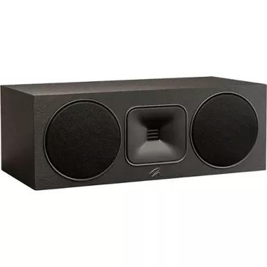 image of MartinLogan - Motion Foundation C1 2.5-Way Center Channel Speaker with Dual 5.5” Midbass Drivers (Each) - Black with sku:bb22289450-bestbuy